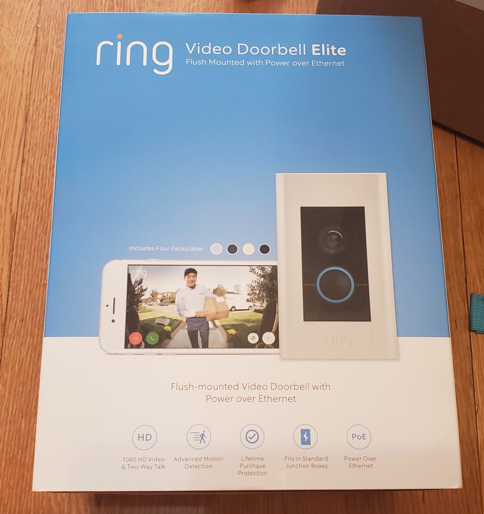 Installing the Amazon Ring Video Doorbell Elite